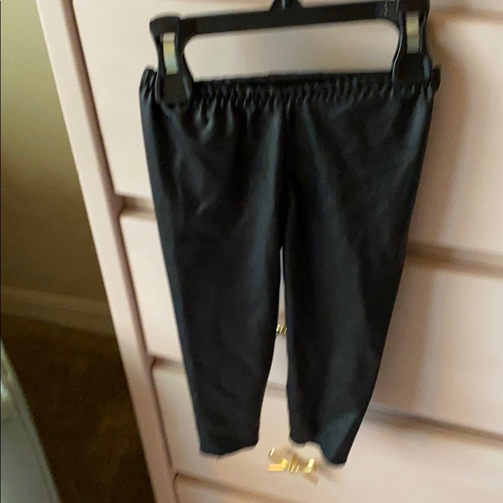 Leather pants faux leather 6-12 months